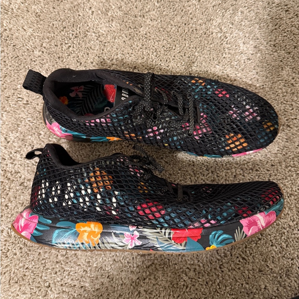 NOBULL Black Floral Men’s Runners